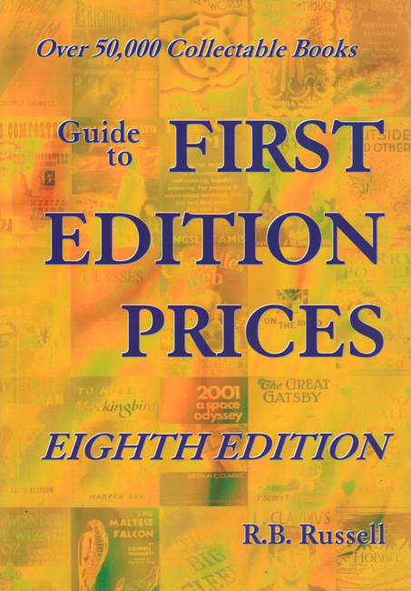 <B>   Russell, R.B.</b> (ed.):  <b><I>Guide To First Edition Prices: Eighth Edition</b></I>, Tartarus, 2010 trade p/b
